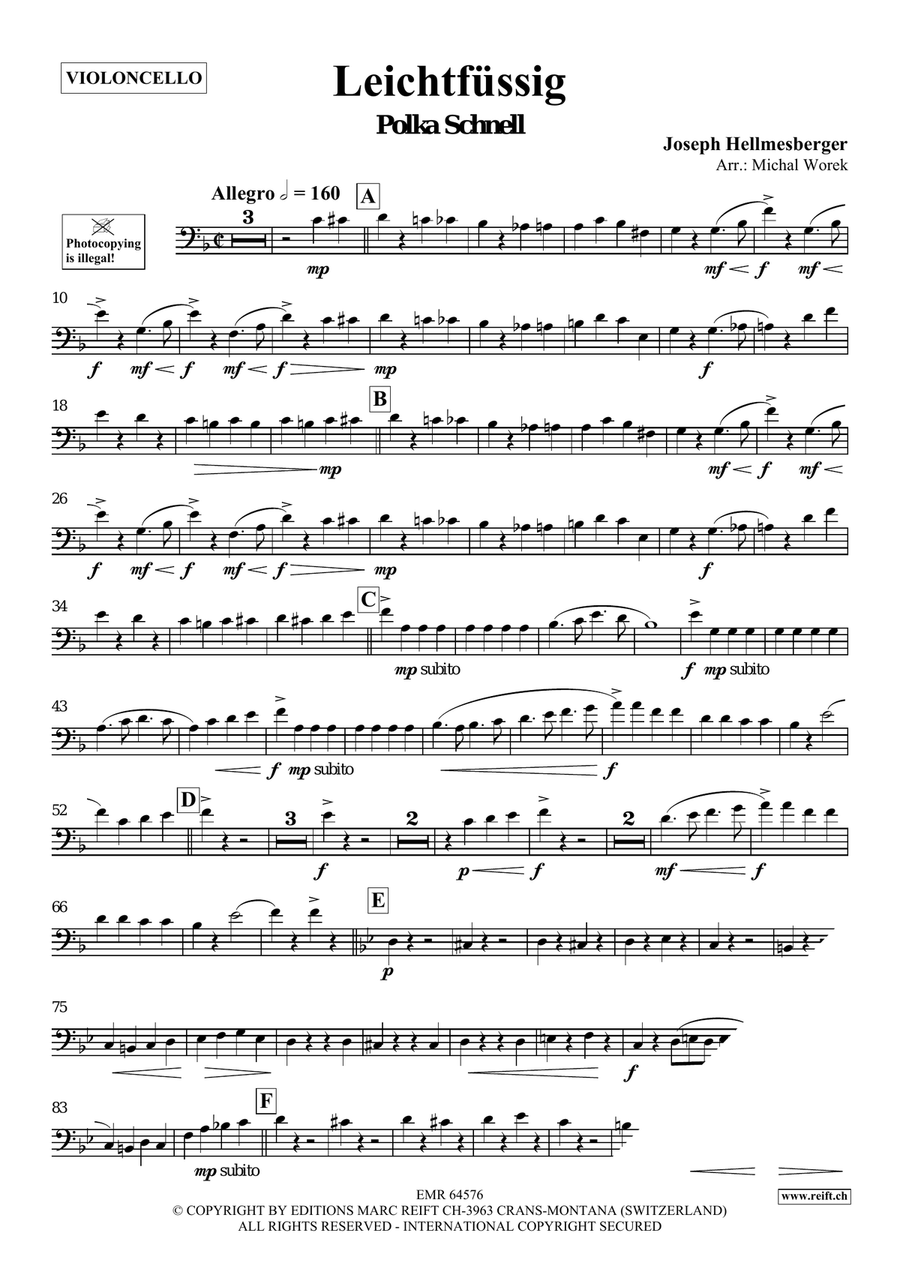 Leichtfüssig Leichtfüssig Piano Accompaniment scores gallery preview page 3