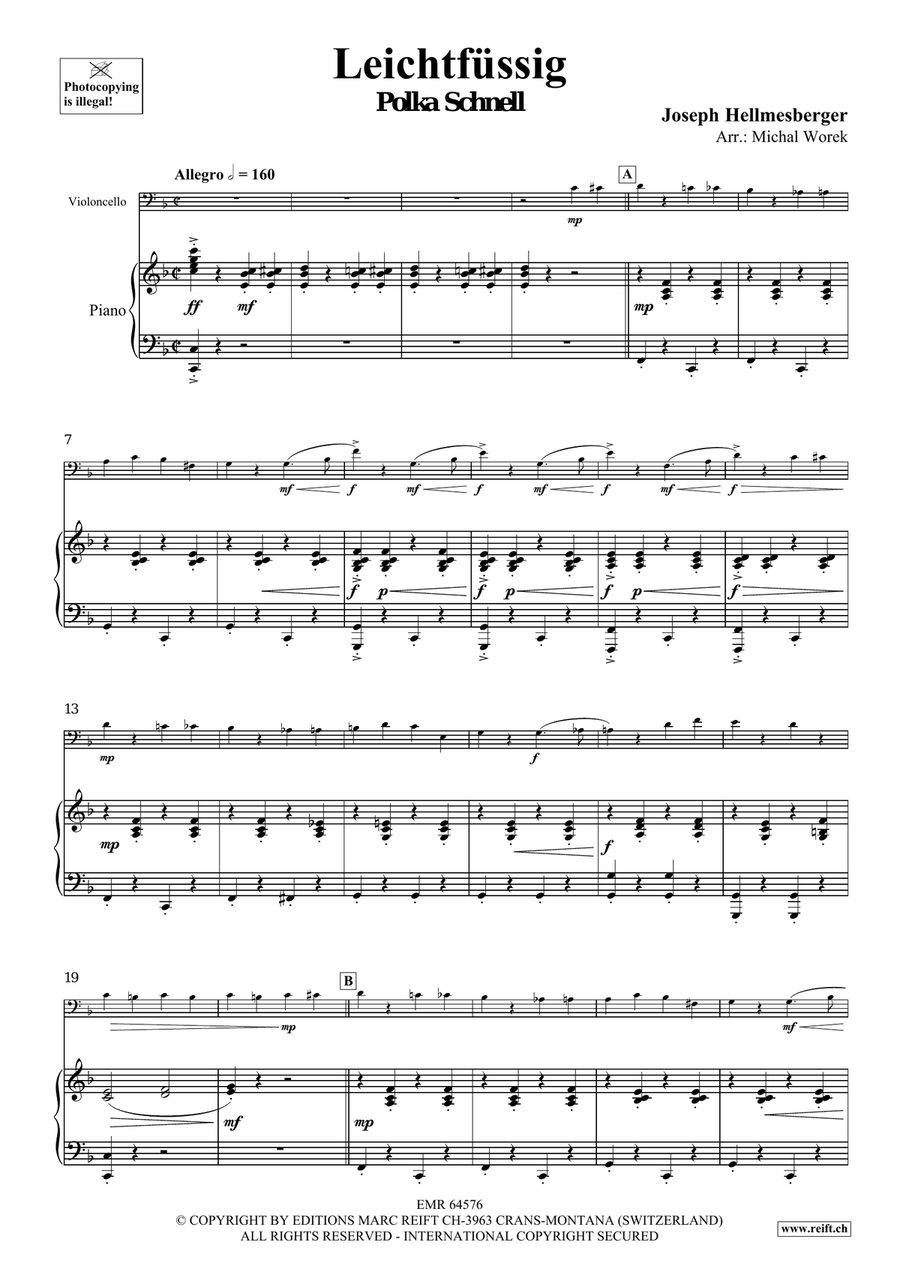 Leichtfüssig Leichtfüssig Piano Accompaniment scores gallery preview page 4