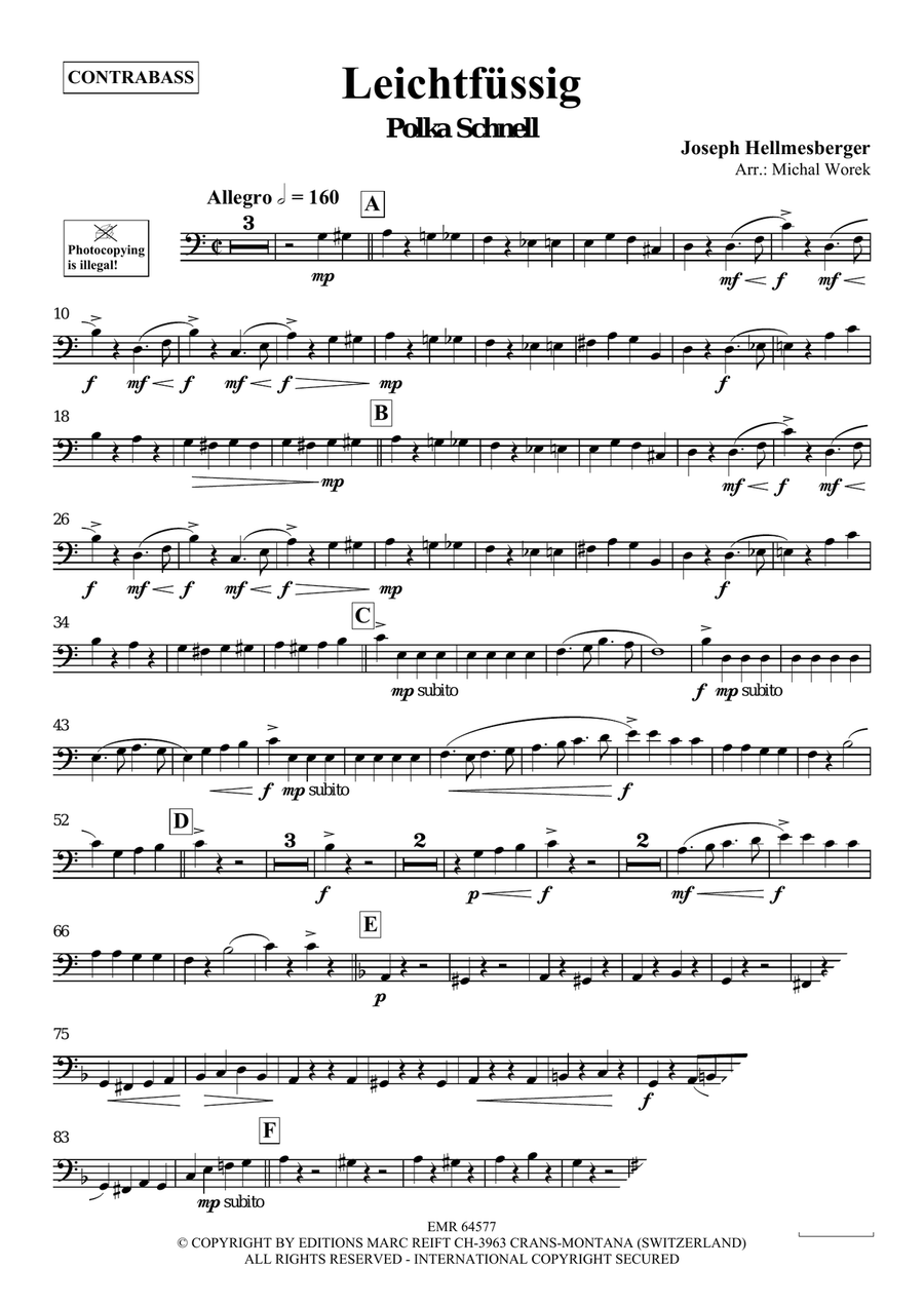 Leichtfüssig Leichtfüssig Double Bass scores gallery preview page 3