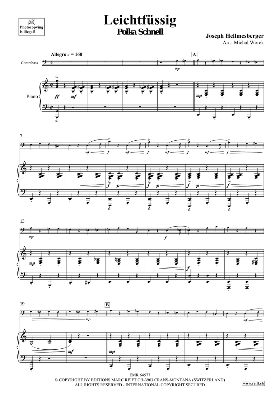 Leichtfüssig Leichtfüssig Double Bass scores gallery preview page 4