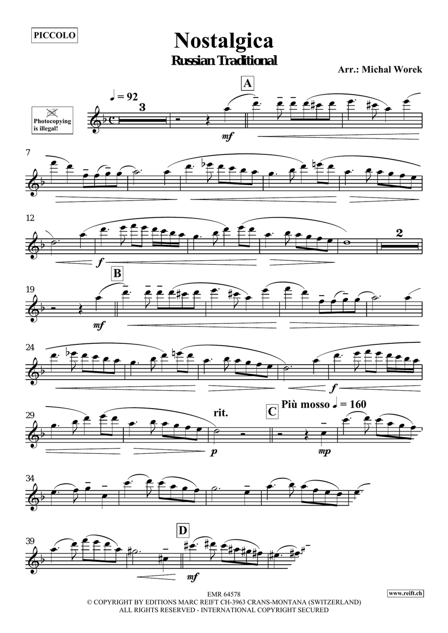 Nostalgica Nostalgica Piccolo scores gallery preview page 3