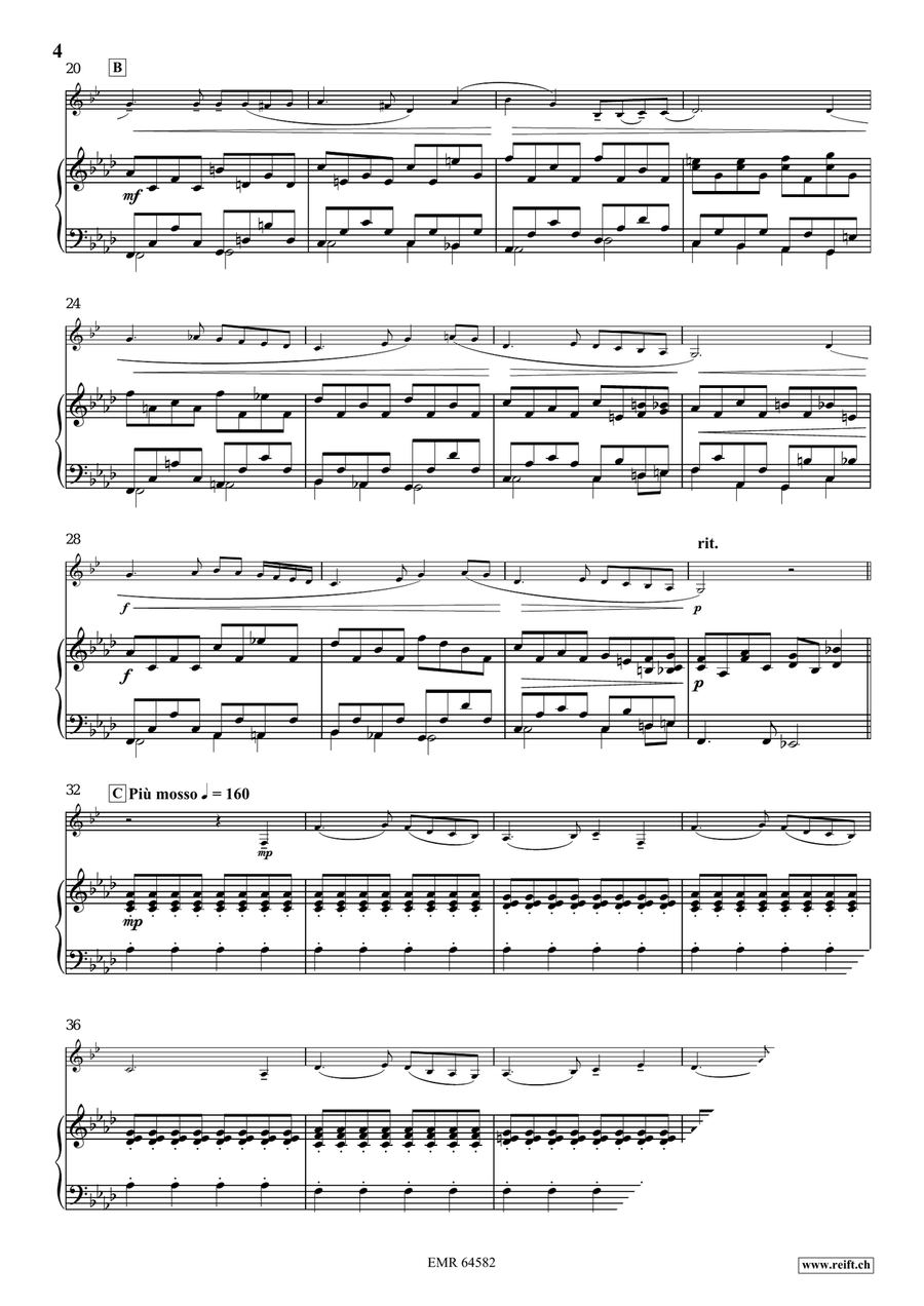 Nostalgica Nostalgica Bass Clarinet scores gallery preview page 5