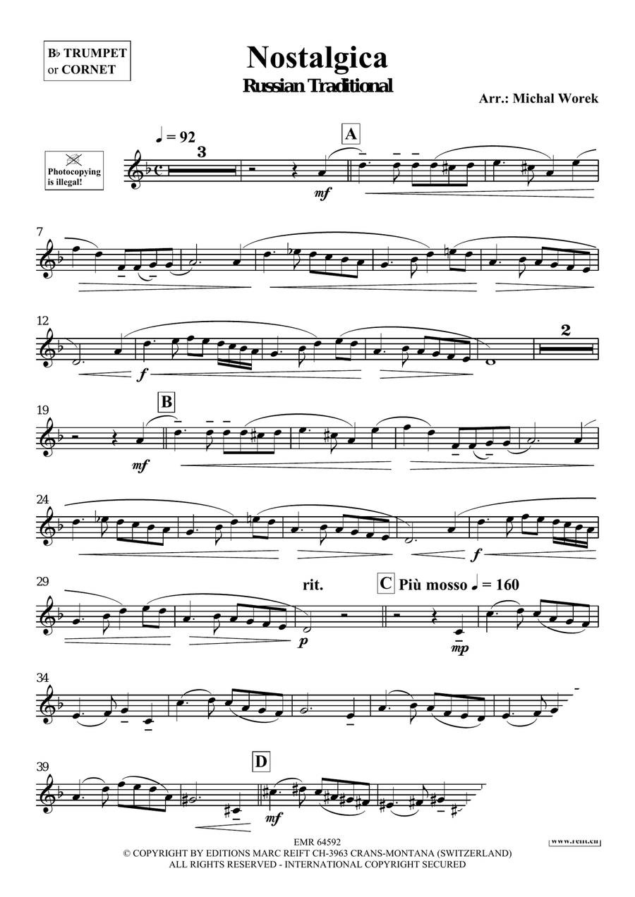 Nostalgica Nostalgica Cornet scores gallery preview page 3