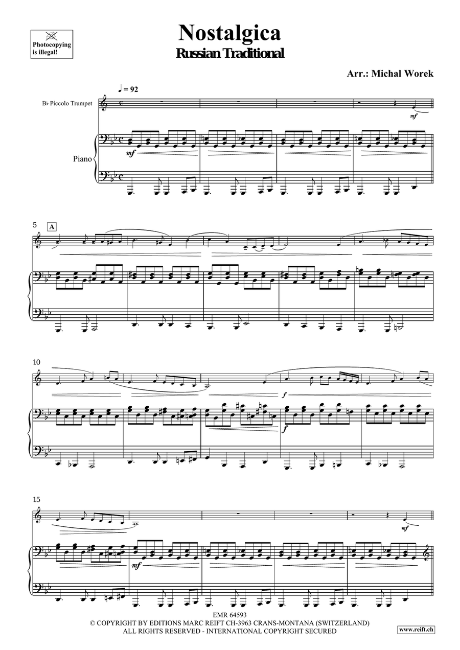 Nostalgica Nostalgica Piccolo Trumpet scores gallery preview page 4
