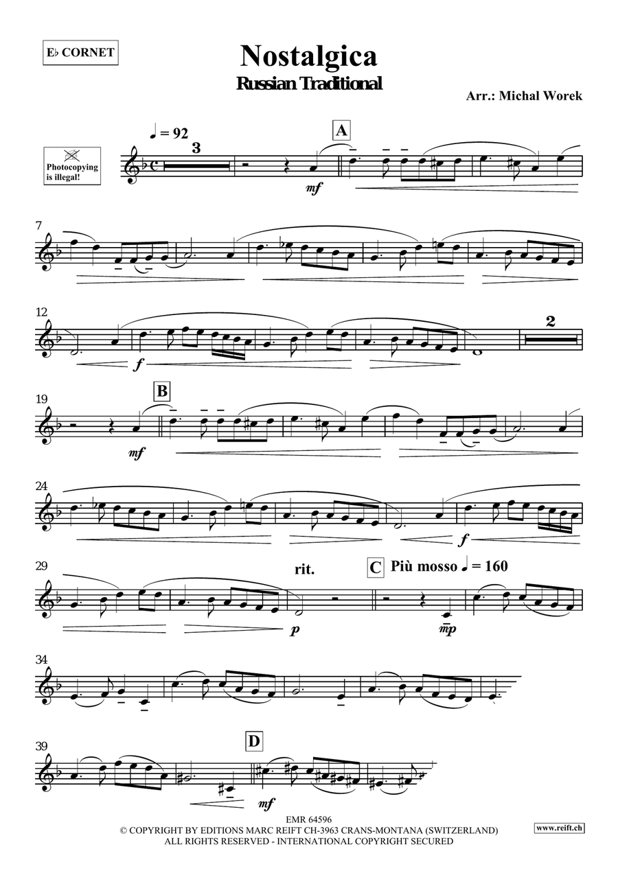 Nostalgica Nostalgica Cornet scores gallery preview page 3