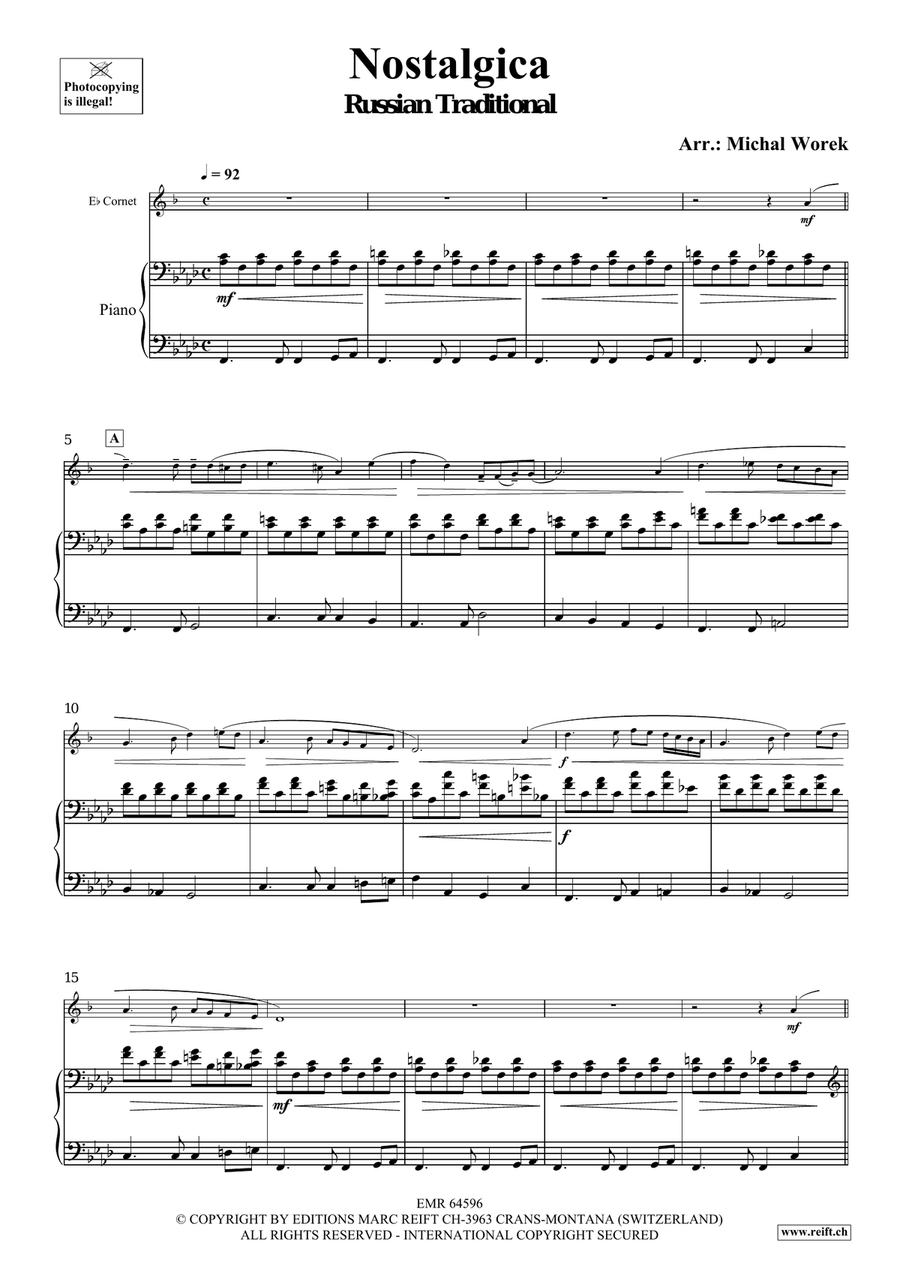 Nostalgica Nostalgica Cornet scores gallery preview page 4