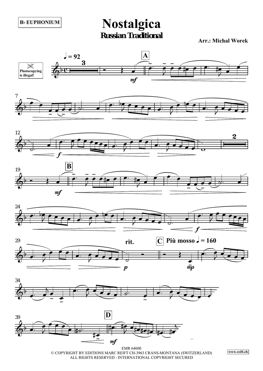 Nostalgica Nostalgica Euphonium scores gallery preview page 3