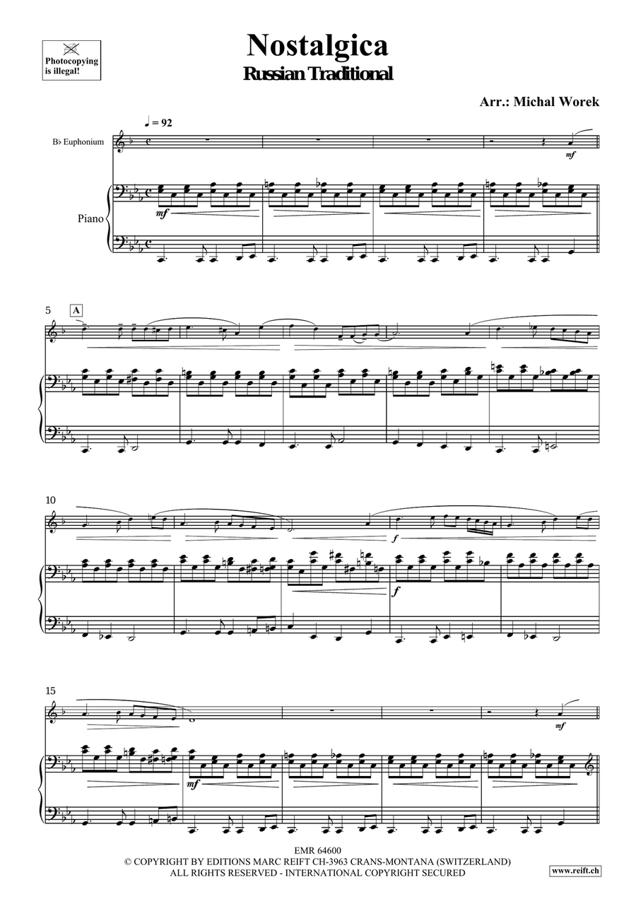Nostalgica Nostalgica Euphonium scores gallery preview page 4