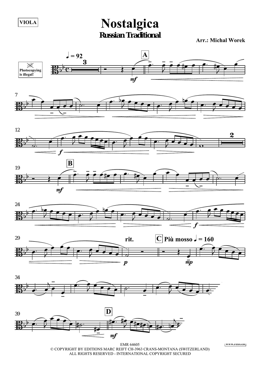 Nostalgica Nostalgica Piano Accompaniment scores gallery preview page 3