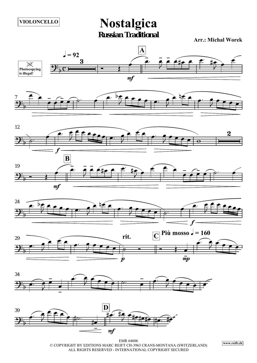 Nostalgica Nostalgica Piano Accompaniment scores gallery preview page 3