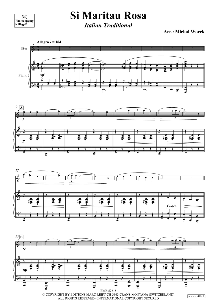 Si Maritau Rosa Si Maritau Rosa Piano Accompaniment scores gallery preview page 4