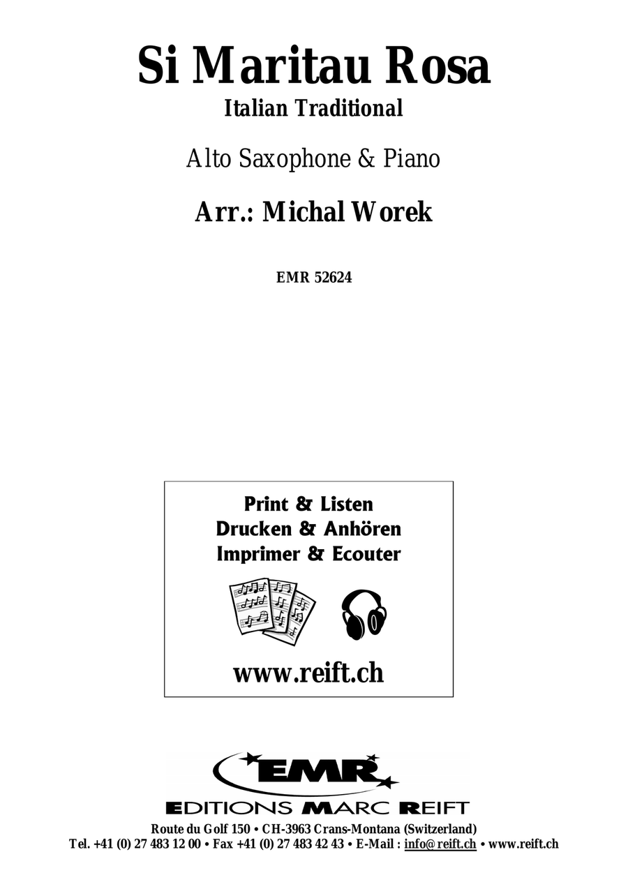 Si Maritau Rosa Si Maritau Rosa Alto Saxophone scores gallery preview page 2