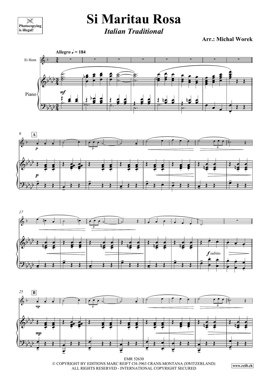 Si Maritau Rosa Si Maritau Rosa Horn scores gallery preview page 4