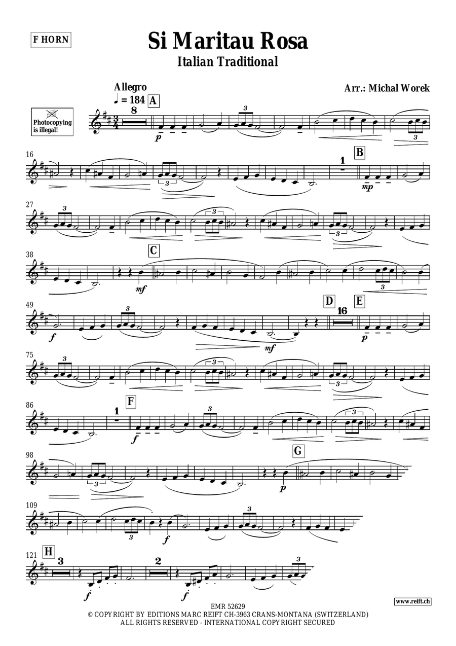 Si Maritau Rosa Si Maritau Rosa Horn scores gallery preview page 3