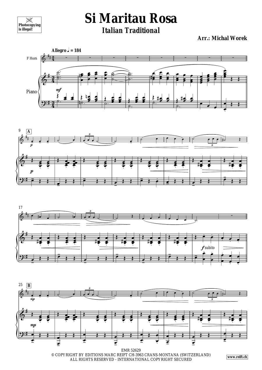 Si Maritau Rosa Si Maritau Rosa Horn scores gallery preview page 4