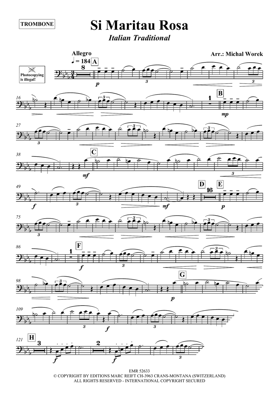 Si Maritau Rosa Si Maritau Rosa Piano Accompaniment scores gallery preview page 3