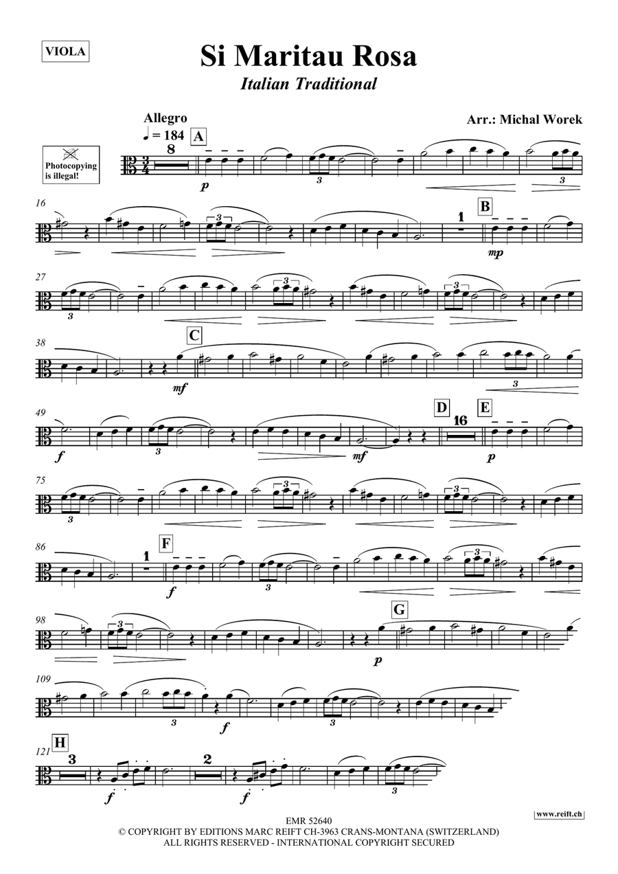 Si Maritau Rosa Si Maritau Rosa Piano Accompaniment scores gallery preview page 3