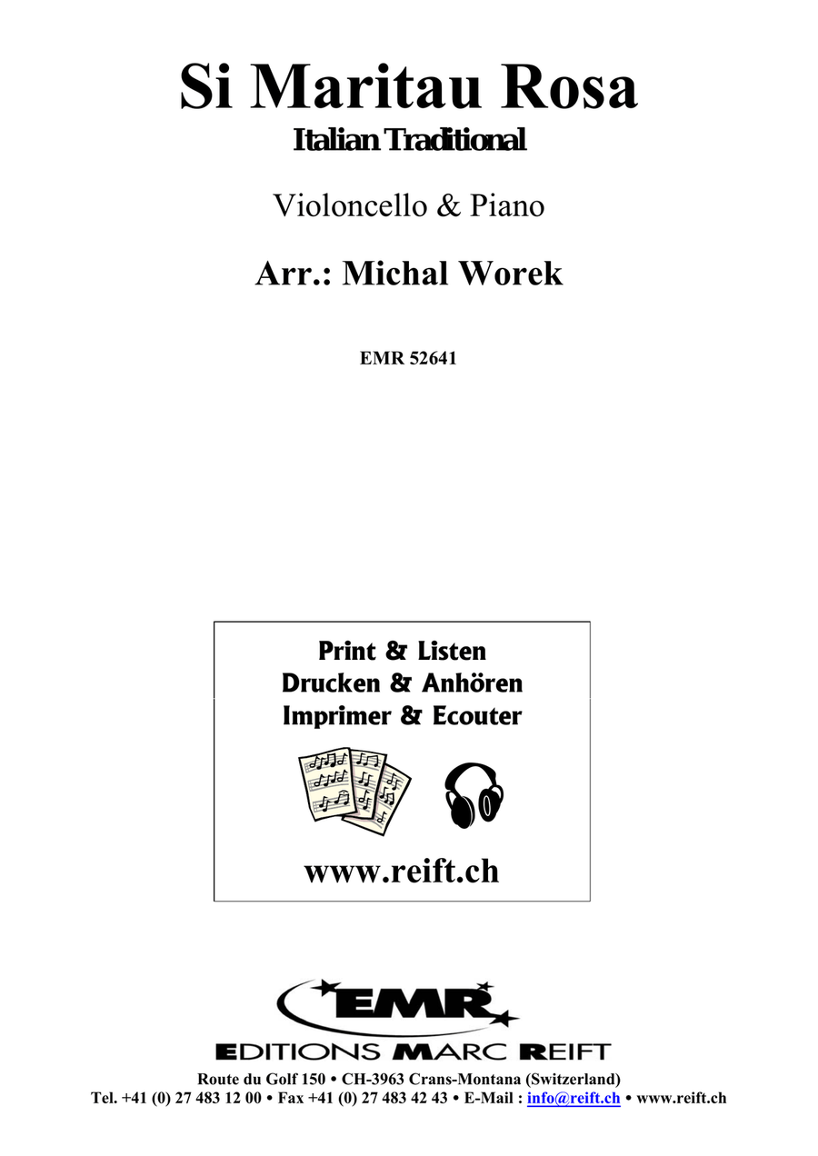 Si Maritau Rosa Piano Accompaniment scores gallery preview page 2