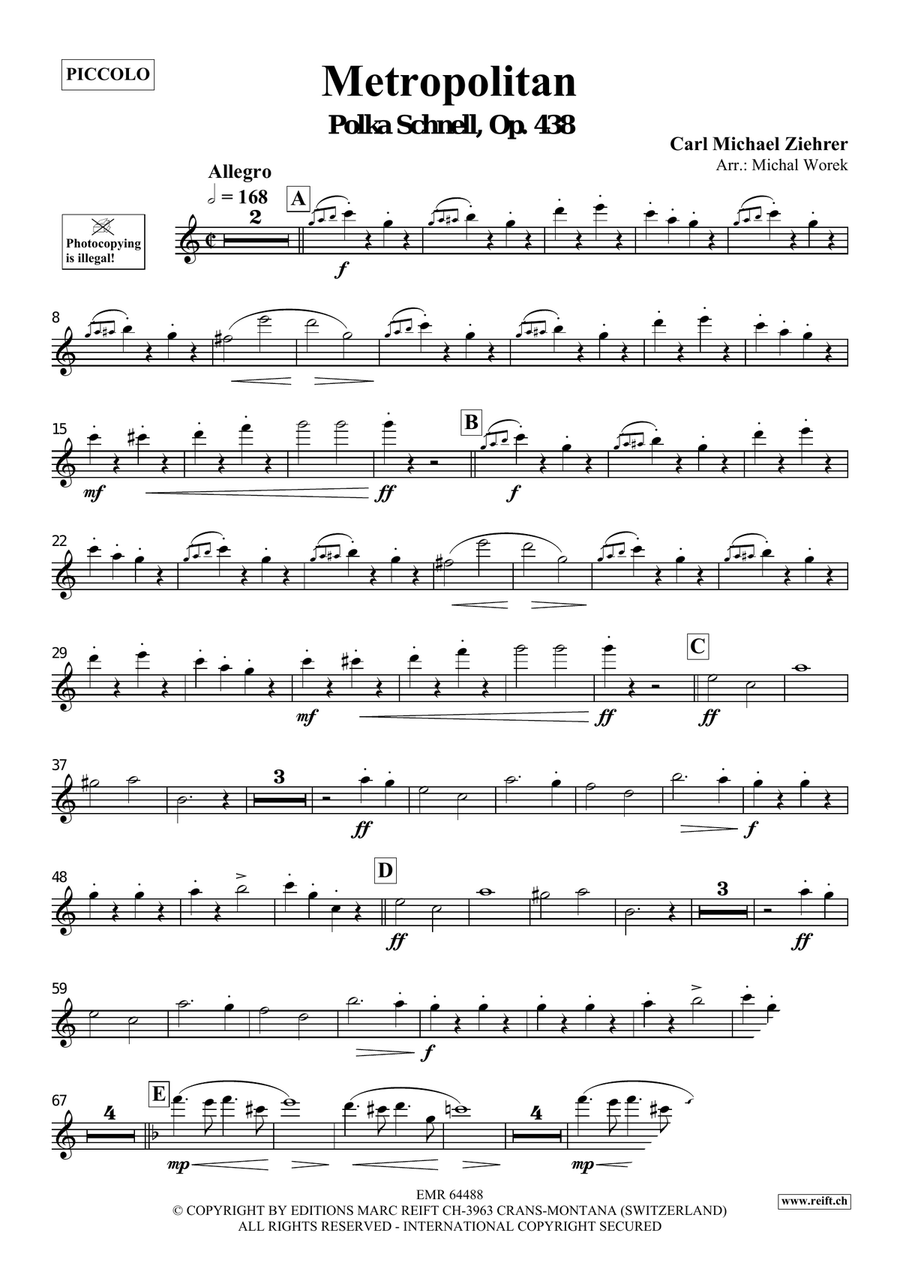 Metropolitan Metropolitan Piccolo scores gallery preview page 3