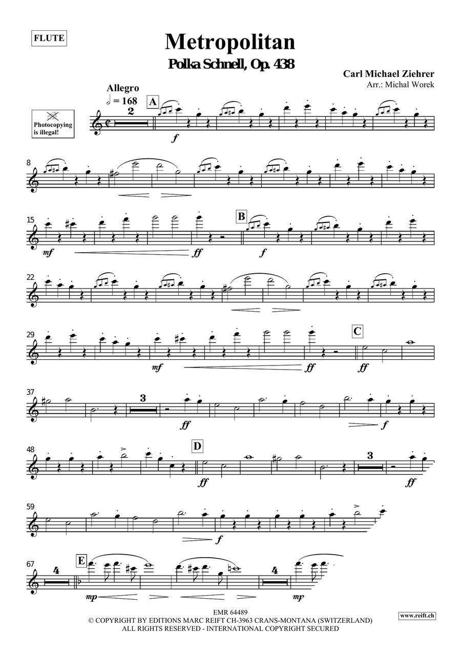 Metropolitan Metropolitan Flute Solo scores gallery preview page 3