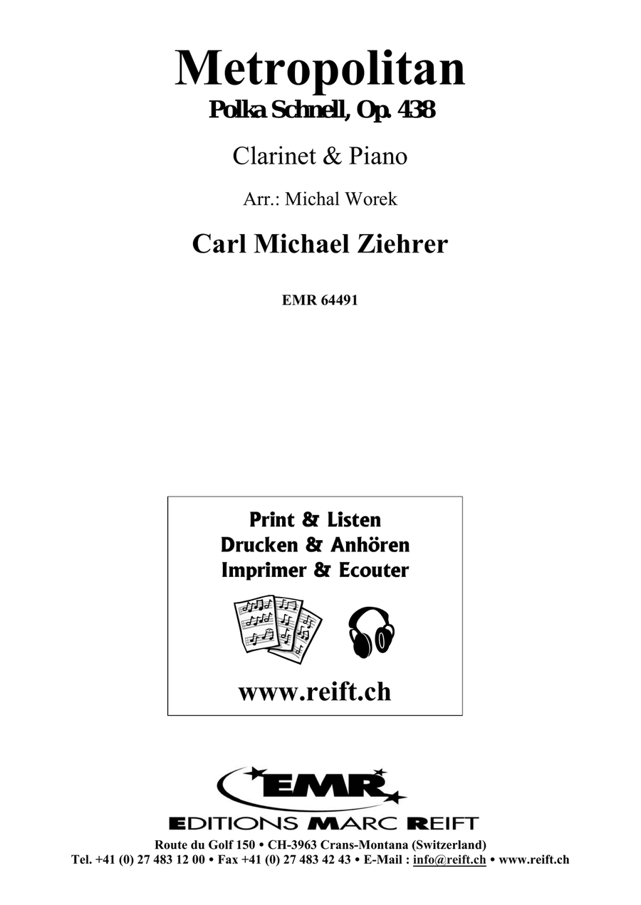 Metropolitan Metropolitan Clarinet Solo scores gallery preview page 2
