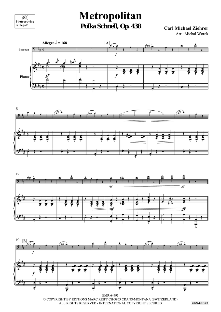 Metropolitan Metropolitan Bassoon Solo scores gallery preview page 4