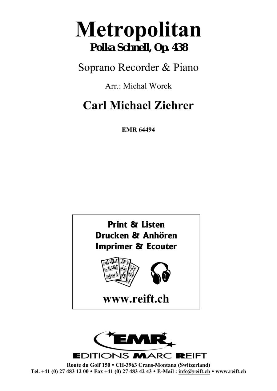 Metropolitan Metropolitan Soprano Recorder scores gallery preview page 2