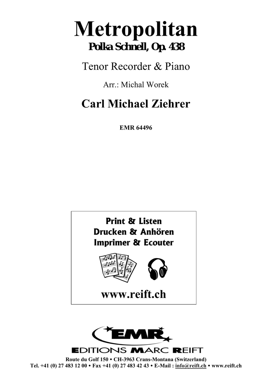 Metropolitan Metropolitan Tenor Recorder scores gallery preview page 2