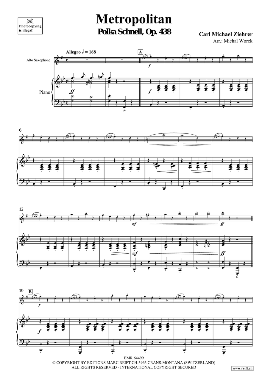Metropolitan Metropolitan Alto Saxophone scores gallery preview page 4