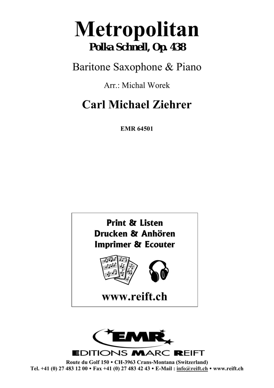 Metropolitan Metropolitan Baritone Saxophone scores gallery preview page 2