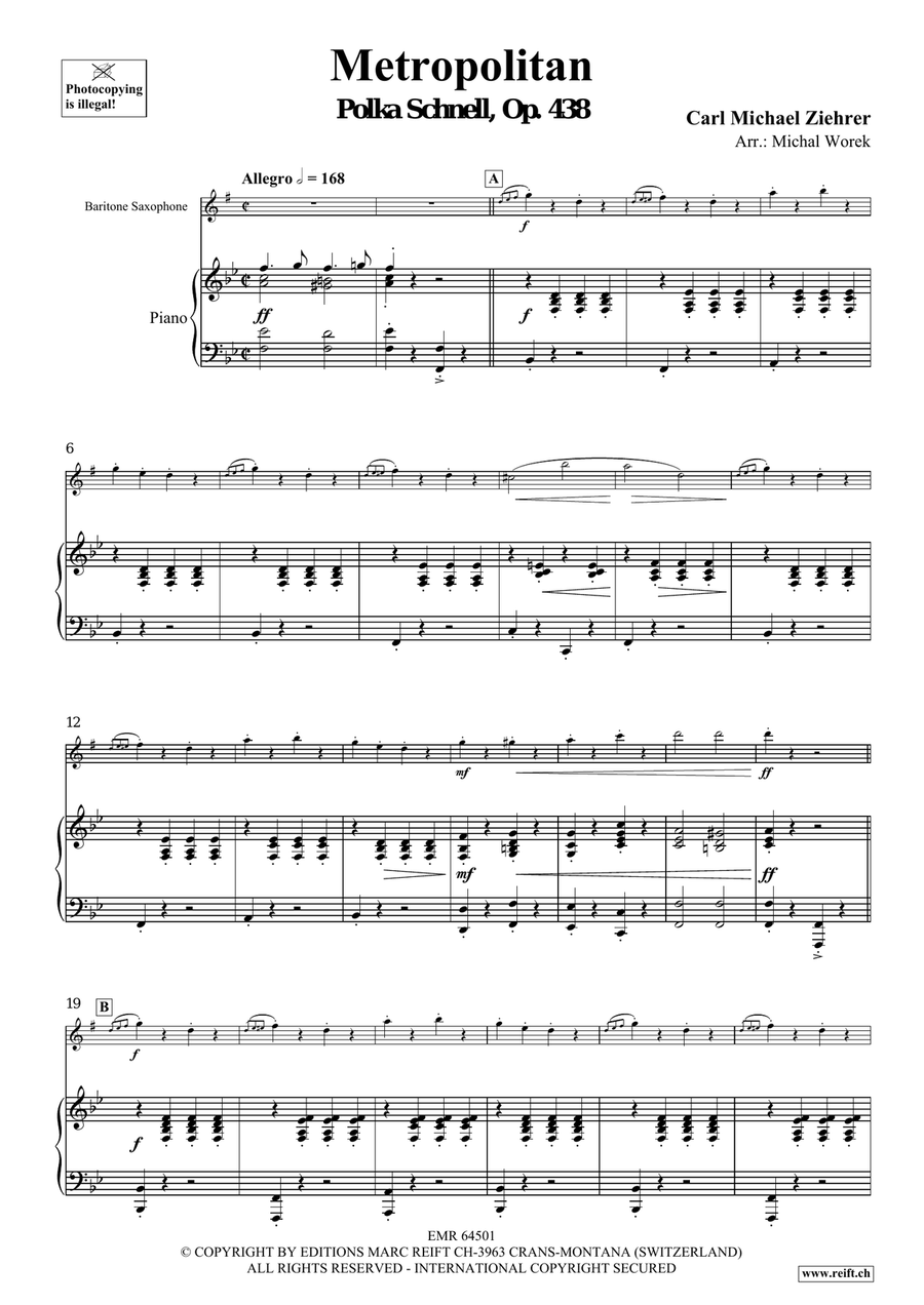 Metropolitan Metropolitan Baritone Saxophone scores gallery preview page 4
