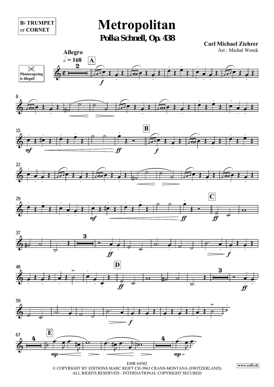 Metropolitan Metropolitan Cornet scores gallery preview page 3