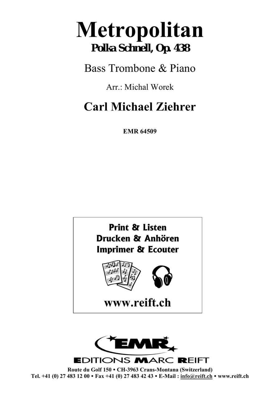 Metropolitan Metropolitan Bass Trombone scores gallery preview page 2