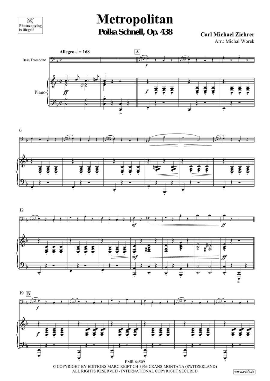 Metropolitan Metropolitan Bass Trombone scores gallery preview page 4