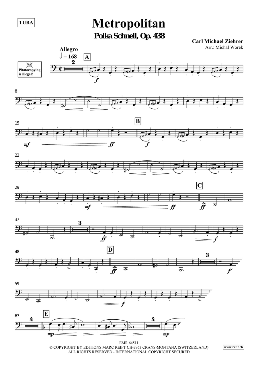 Metropolitan Metropolitan Tuba scores gallery preview page 3