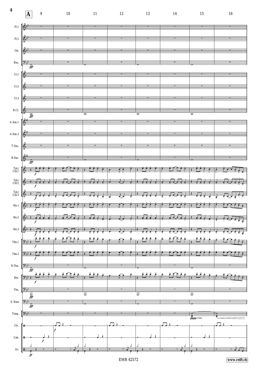 Heart Of Courage Heart Of Courage Concert Band scores gallery preview page 6