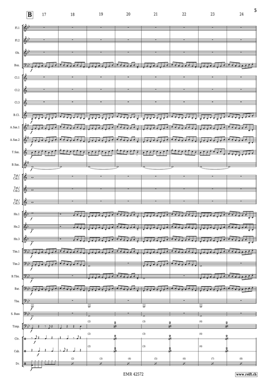 Heart Of Courage Heart Of Courage Concert Band scores gallery preview page 7