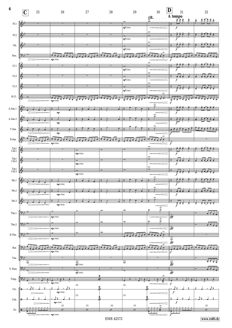 Heart Of Courage Heart Of Courage Concert Band scores gallery preview page 8