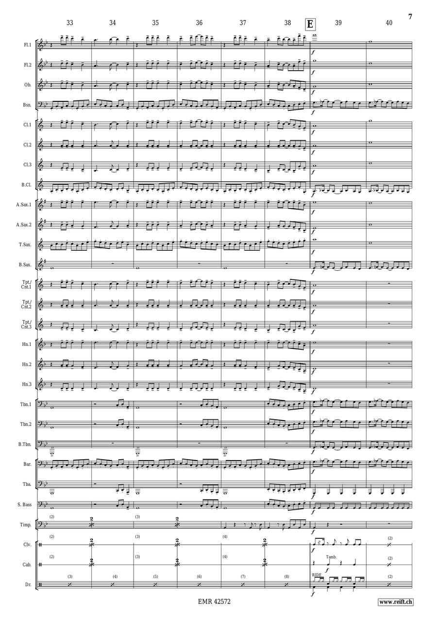Heart Of Courage Heart Of Courage Concert Band scores gallery preview page 9