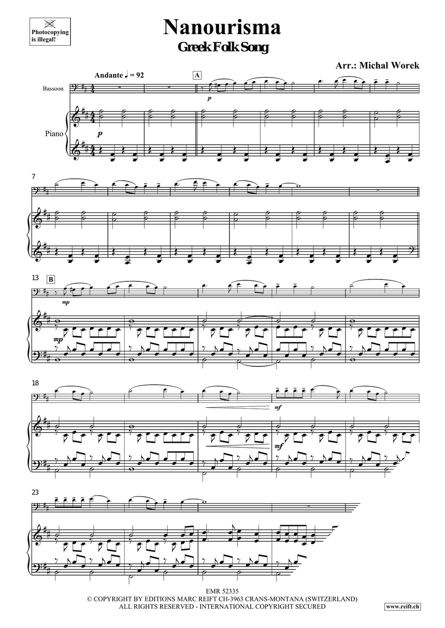 Nanourisma Nanourisma Bassoon Solo scores gallery preview page 3
