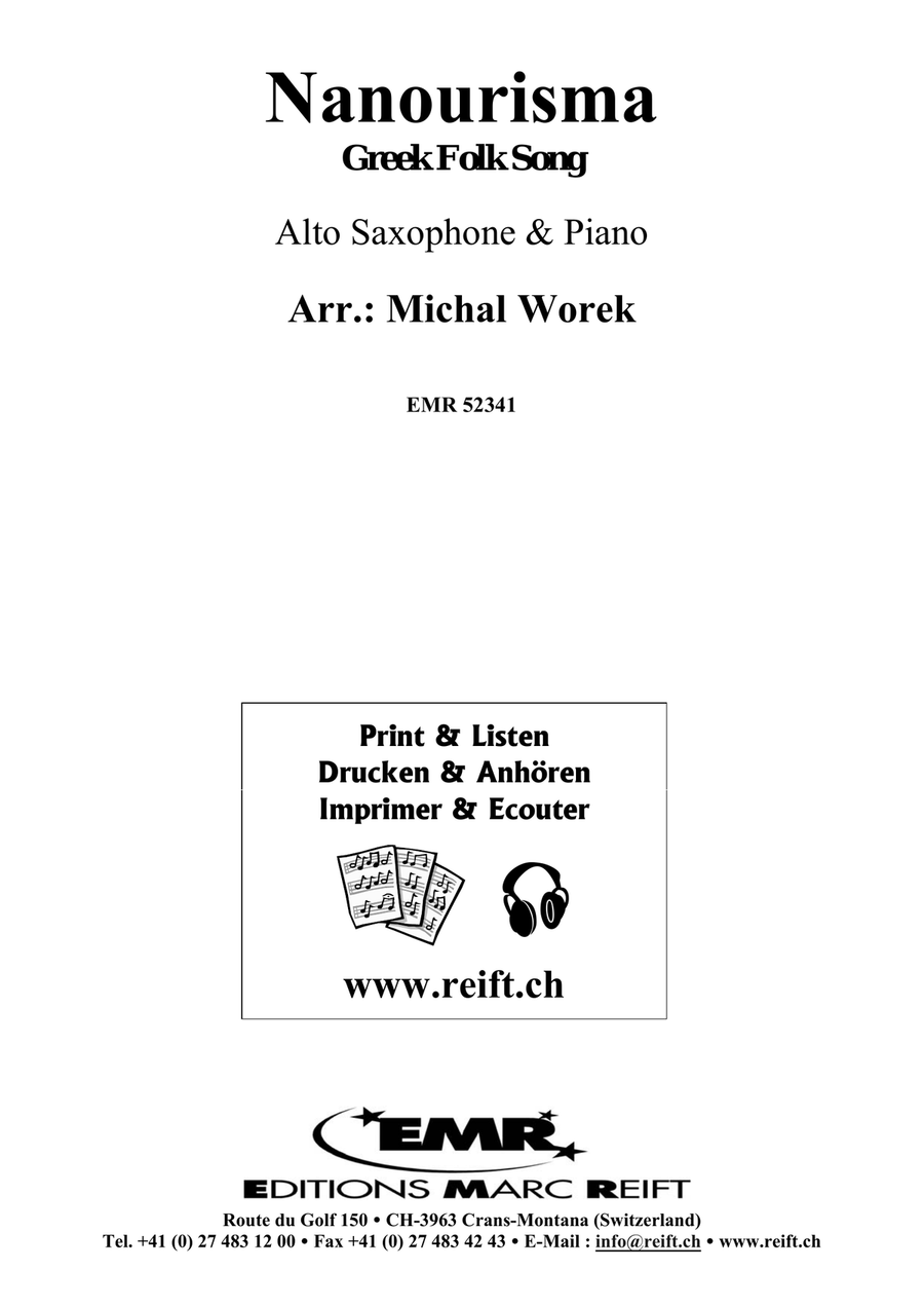 Nanourisma Nanourisma Alto Saxophone scores gallery preview page 2