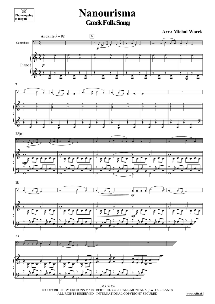 Nanourisma Nanourisma Double Bass scores gallery preview page 3