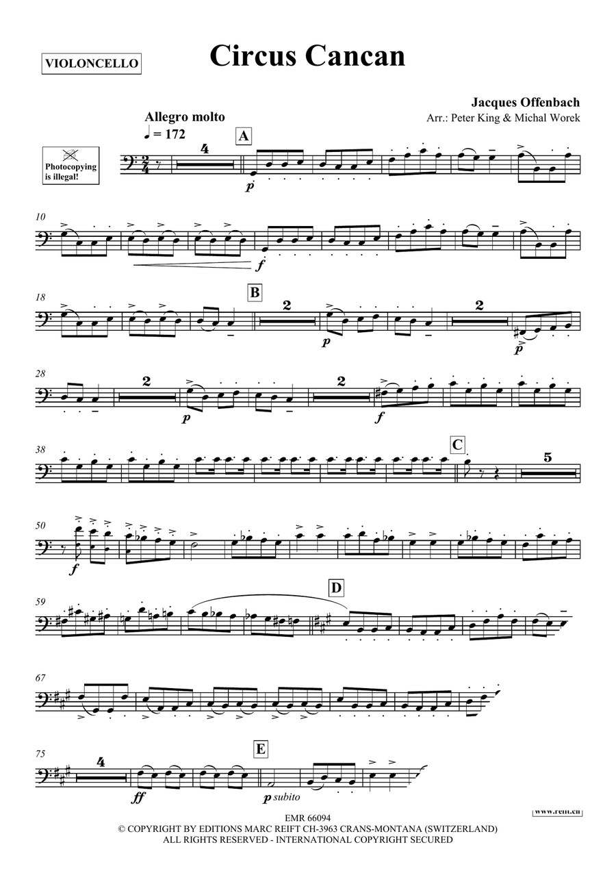 Circus Cancan Circus Cancan Piano Accompaniment scores gallery preview page 3