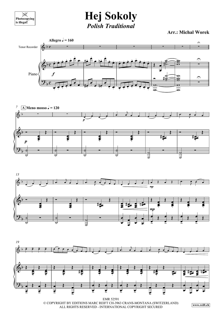 Hej Sokoly Tenor Recorder - Sheet Music page 4