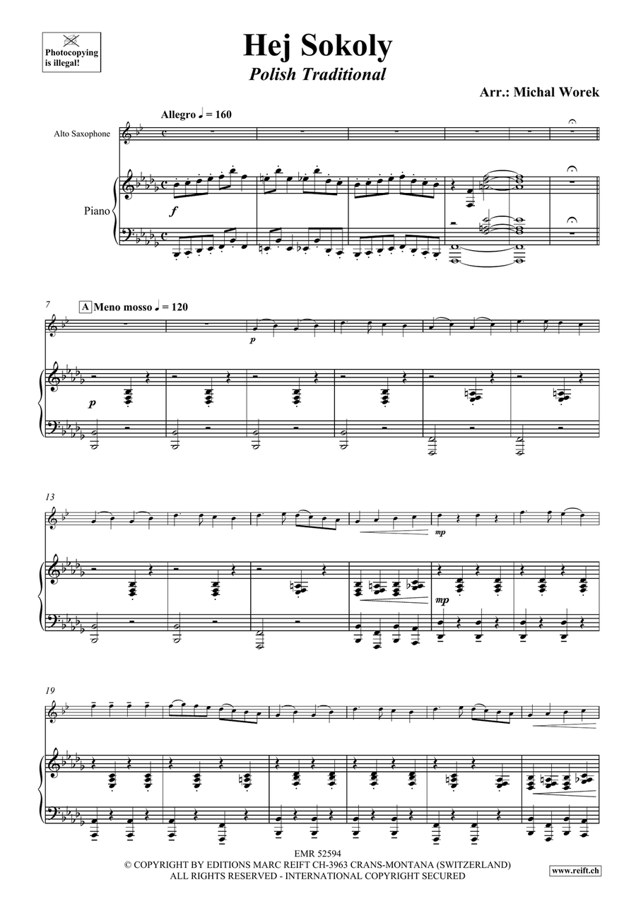 Hej Sokoly Hej Sokoly Alto Saxophone scores gallery preview page 4
