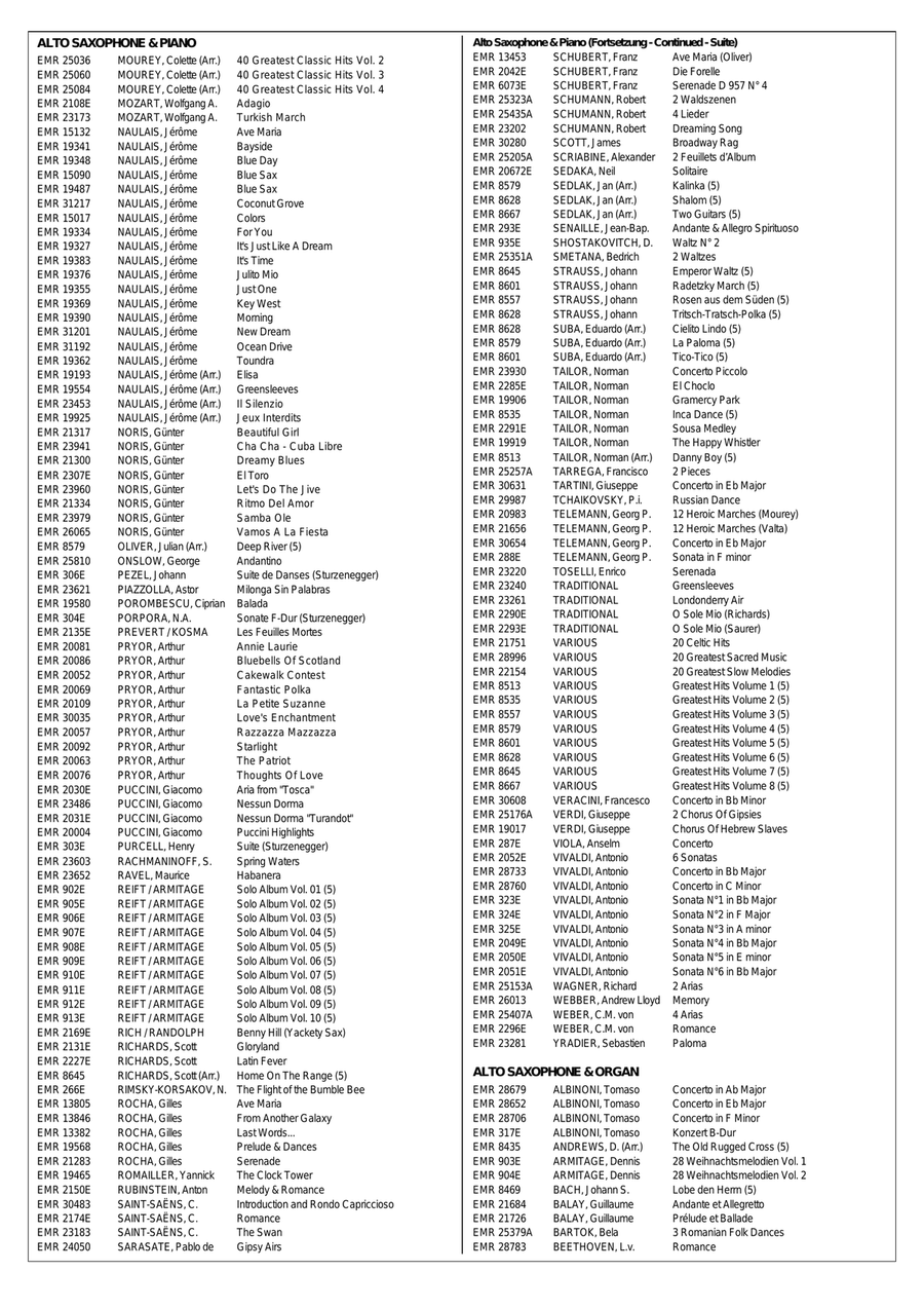 Hej Sokoly Hej Sokoly Alto Saxophone scores gallery preview page 6