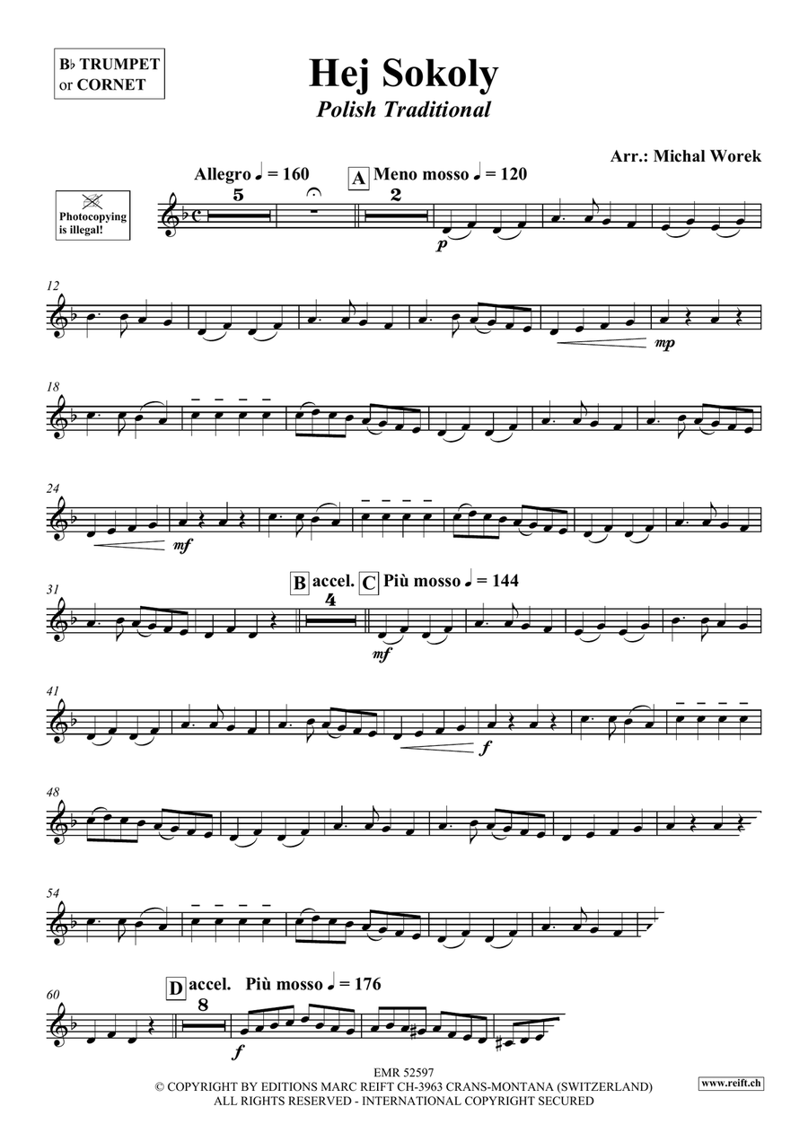 Hej Sokoly Hej Sokoly Cornet scores gallery preview page 3
