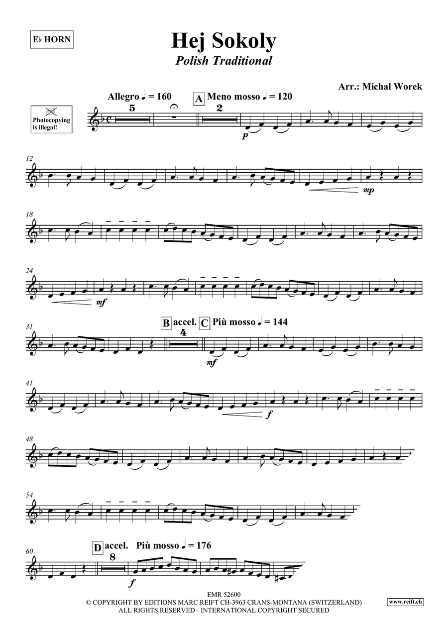 Hej Sokoly Hej Sokoly Horn scores gallery preview page 3