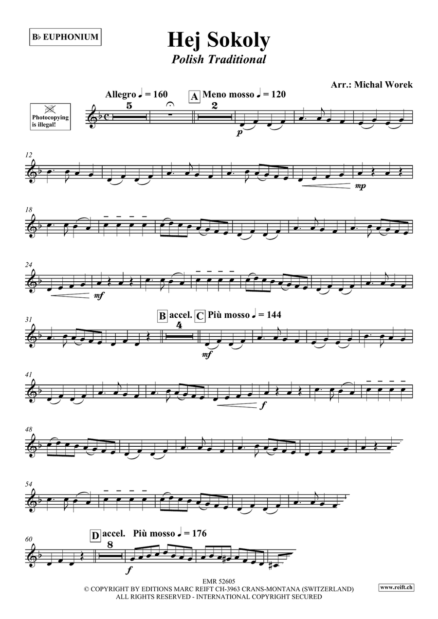 Hej Sokoly Hej Sokoly Euphonium scores gallery preview page 3