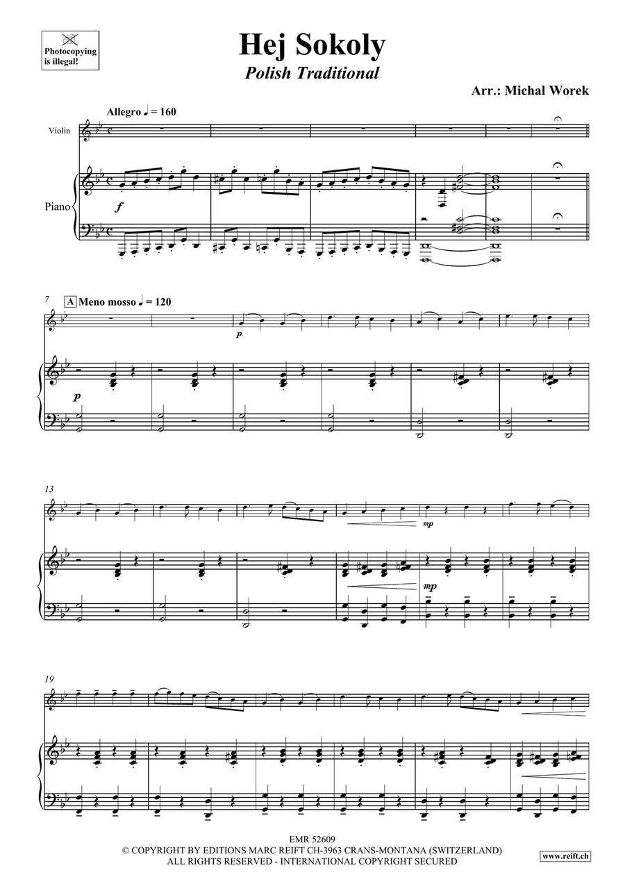 Hej Sokoly Violin Solo scores gallery preview page 4